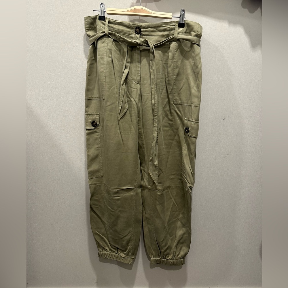 ME+EM Cargo Trouser in Olive size 10 (UK size 14)